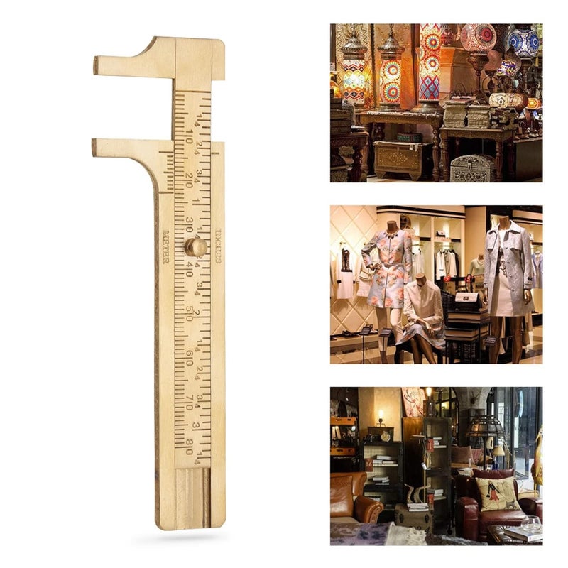 فرجار منزلق من النحاس بمقياس مزدوج 80 مم أداة قياس جيبية للساعات والمجوهرات - Image 5