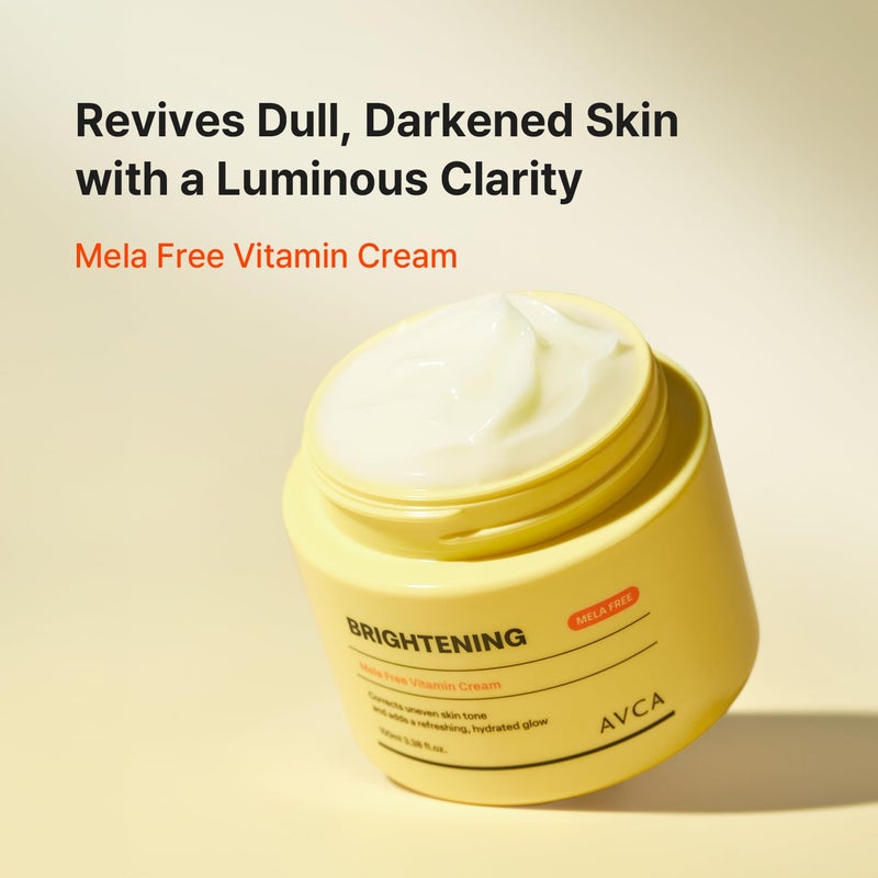 AVCA Vitamin + Niacinamide Radiance Cream 100ml(3.38 fl. oz) - Even Tone & Glow Moisturizer, Daily Hydration K-Beauty Moisture Care - Image 2
