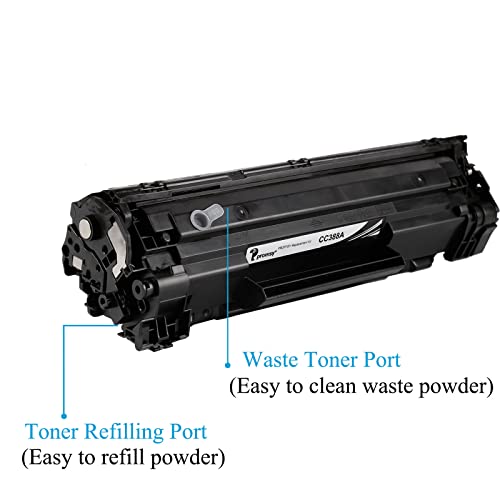 proffisy Easy Refill Toner Cartridge 88A, CC388A Toner Cartridge Compatible with HP LJ P1007,P1106, P1108,P1008,M1213nf MFP,M1136 MFP,M126nw MFP,M1216,M1218nfs, M128fw MFP,M128fn MFP,M226DW(1PCS) - Image 2