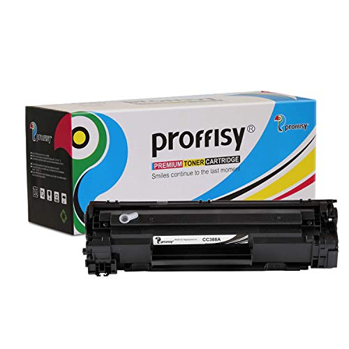 proffisy Easy Refill Toner Cartridge 88A, CC388A Toner Cartridge Compatible with HP LJ P1007,P1106, P1108,P1008,M1213nf MFP,M1136 MFP,M126nw MFP,M1216,M1218nfs, M128fw MFP,M128fn MFP,M226DW(1PCS) - Image 1