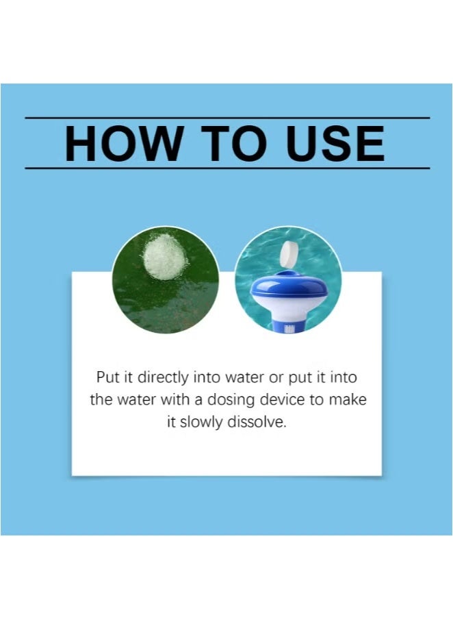 موزع تعقيم حمامات السباحة التلقائي + مجموعة أقراص فوارة لتنظيف حمامات السباحة - Image 5