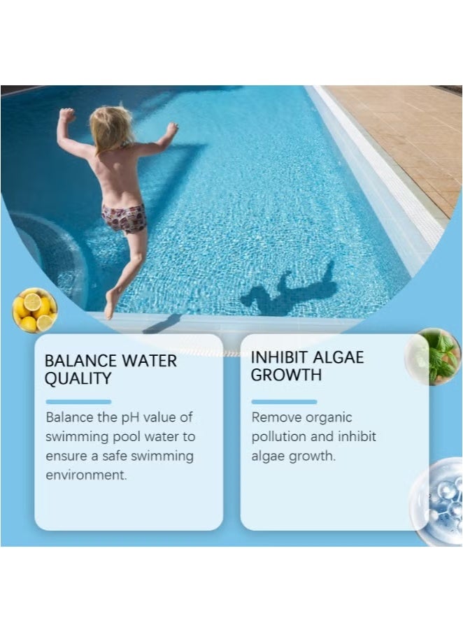 موزع تعقيم حمامات السباحة التلقائي + مجموعة أقراص فوارة لتنظيف حمامات السباحة - Image 3