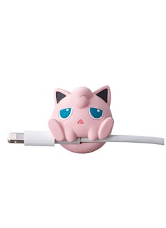 Chewable Cable Protectors Pikachu Eevee for iPhone Sleeping Pink Fat Ding (opp Pack) Sleeping Pink Fat Ding (opp Pack)