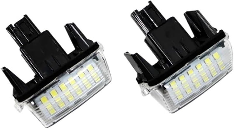 2 قطعة مصابيح إضاءة لوحة ترخيص بيضاء لتويوتا كامري أفالون أوريس فيوس أفينسيس - Image 1