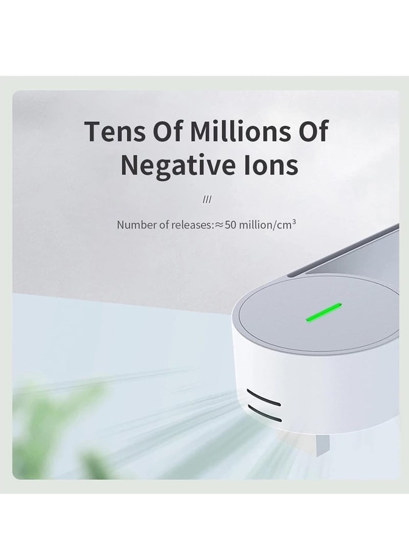 AROAQ Air Purifier, Negative Ion Air Freshener With USB Port, Low Noise Portable Deodorizer Mini Odor Eliminator, Electric Automatic Air Cleaner For Home, Office, Hotel And Car, (1pc. Black) - Image 5