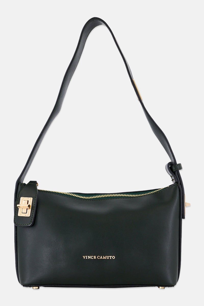 VINCE CAMUTO Women Brand Logo Shoulder Bag, Dark Green  - Image 1