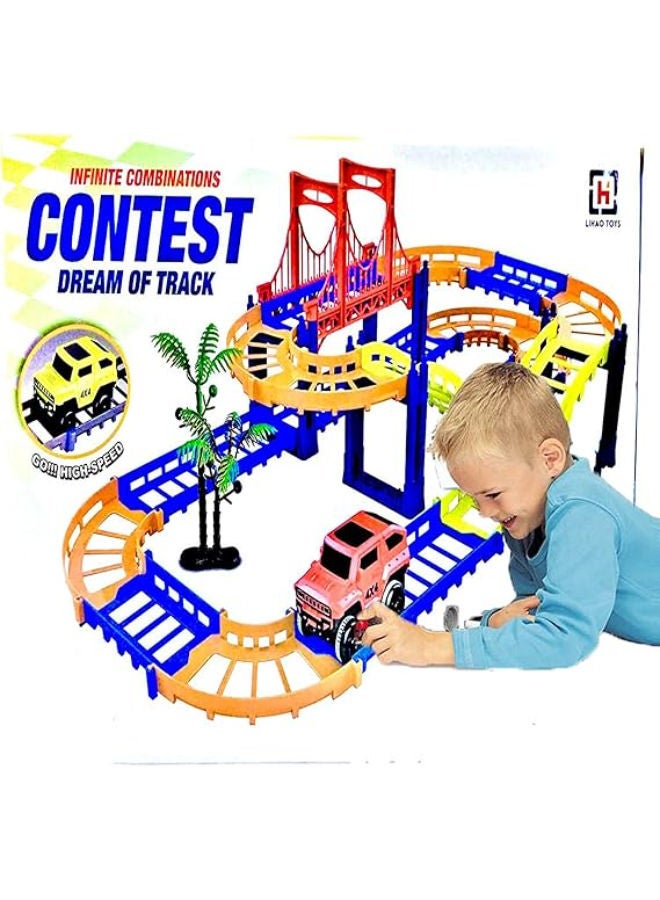 Car track toy kids infinite combinations contest dream of track