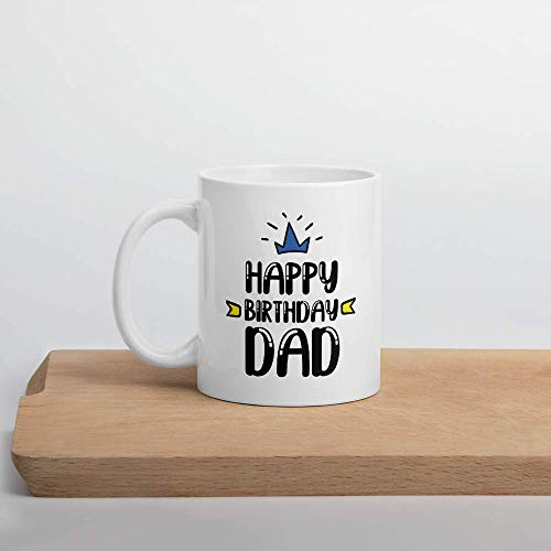 Oye Happy Dad's Birthday Ceramic Mug - Multicolor, 330ml - Image 5