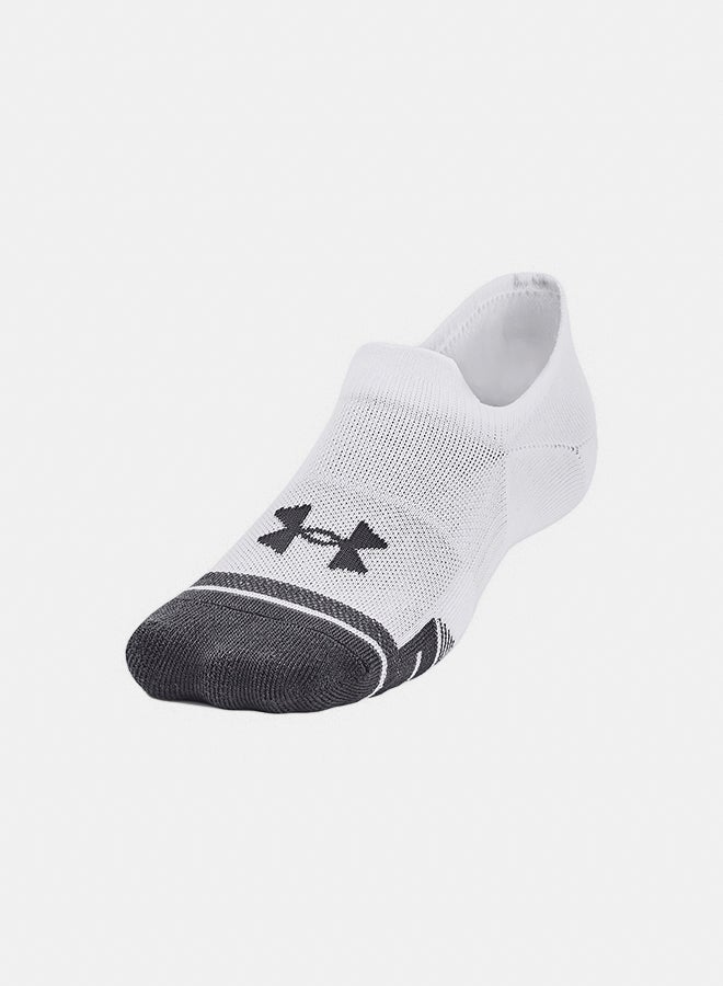 UNDER ARMOUR Unisex UA Performance Tech 3-Pack Ultra Low Tab Socks  - Image 1