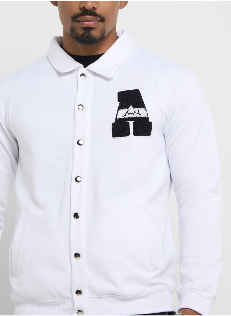 Seventy Five Mens Varsity Jacket  - Image 3