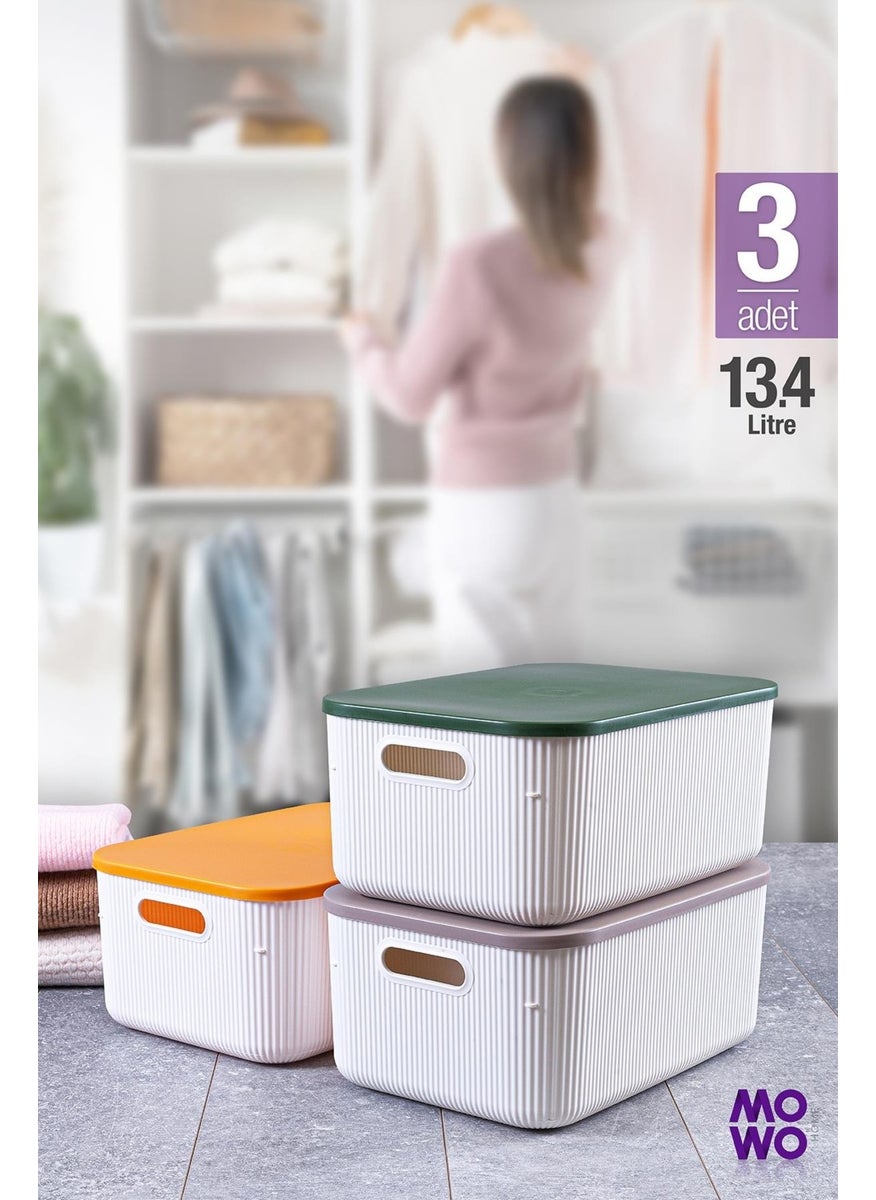 Trove 3 Pieces 13.4 Lt (White) Organizer Box with Lid, Decorative Storage Box - pzsku/Z4708AFA84E70209C67F9Z/45/_/1726145201/1be43e6a-23f5-461d-a6cf-82439c755fbd