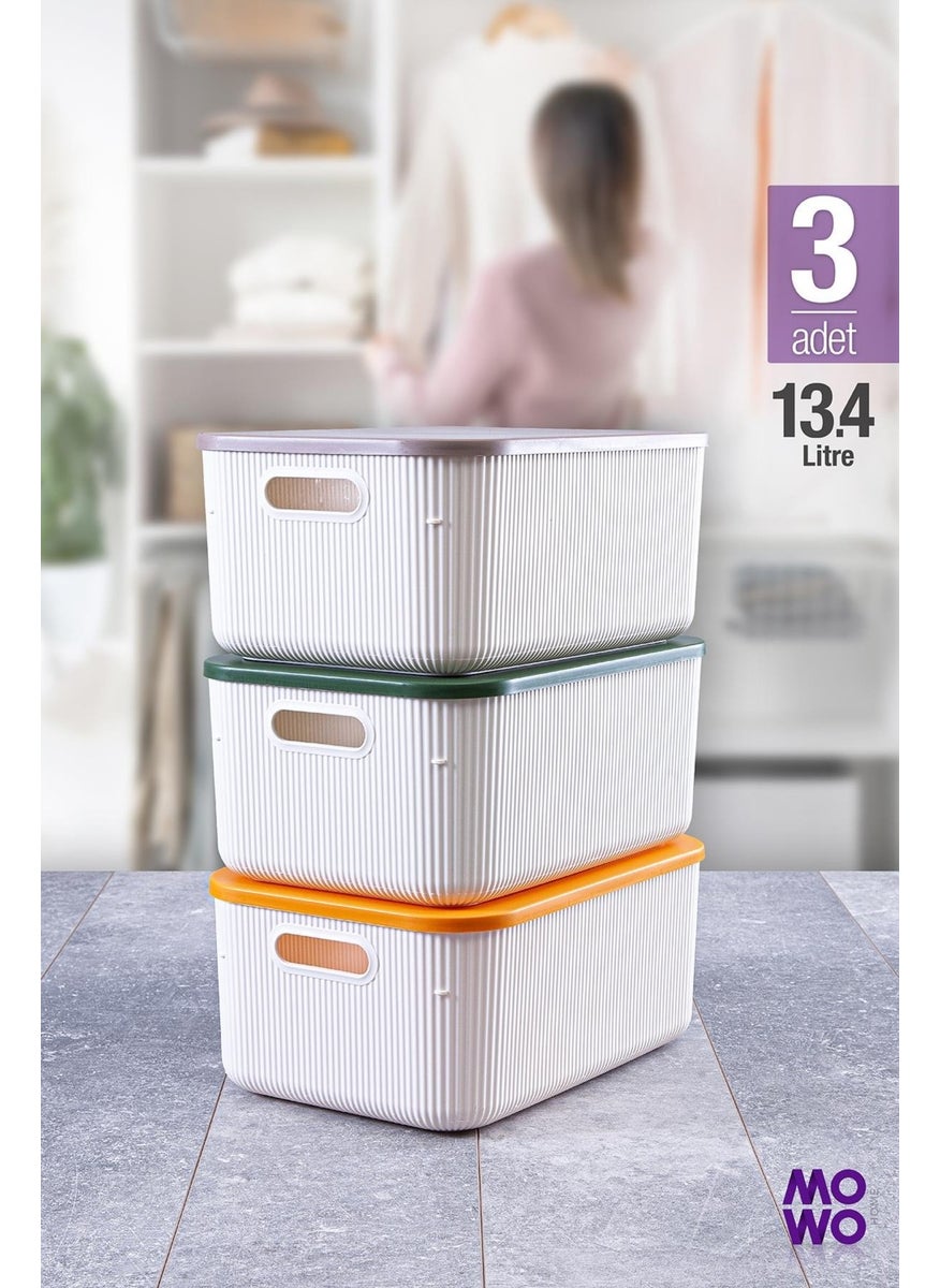 Trove 3 Pieces 13.4 Lt (White) Organizer Box with Lid, Decorative Storage Box - pzsku/Z4708AFA84E70209C67F9Z/45/_/1726145203/58896e97-e9d7-426b-a6d8-90f53efe7bec