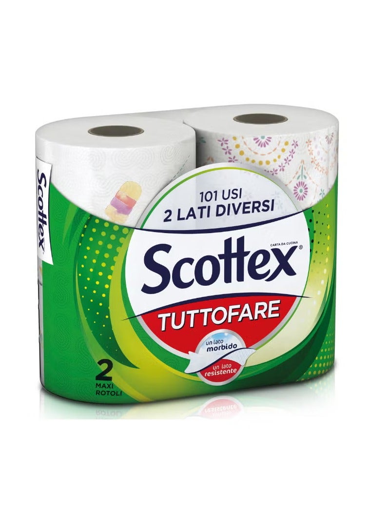 Scottex Scottex Maxi Tuttofare Multi Purpose Kitchen Towel 2 Ply 2 Rolls 