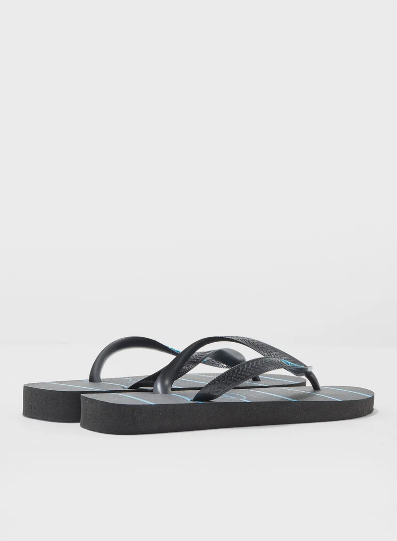 havaianas Stripes Logo Flipflops