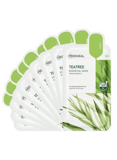 MEDIHEAL Official [Korea'S No 1 Sheet Mask] Tea Tree Essential Blemish Control Mask (10Ea (Renewal))  - Image 1