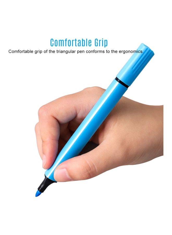 Generic Pack Of 36 Washable Colored Marker Pens Multicolour  - Image 5