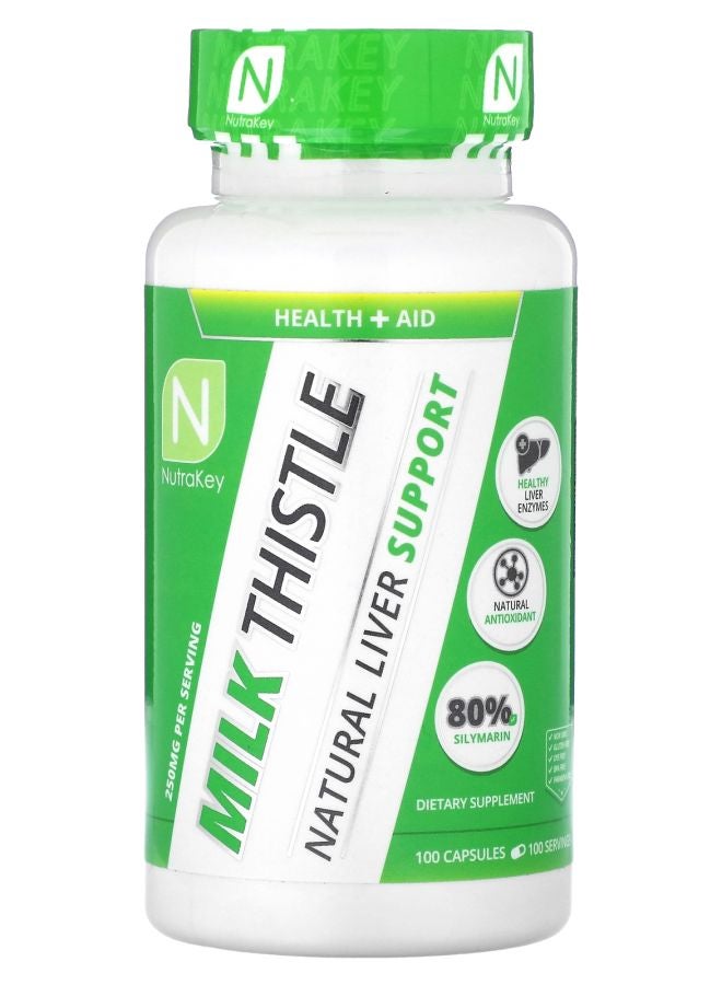 Milk Thistle  250 mg  100 Capsules
