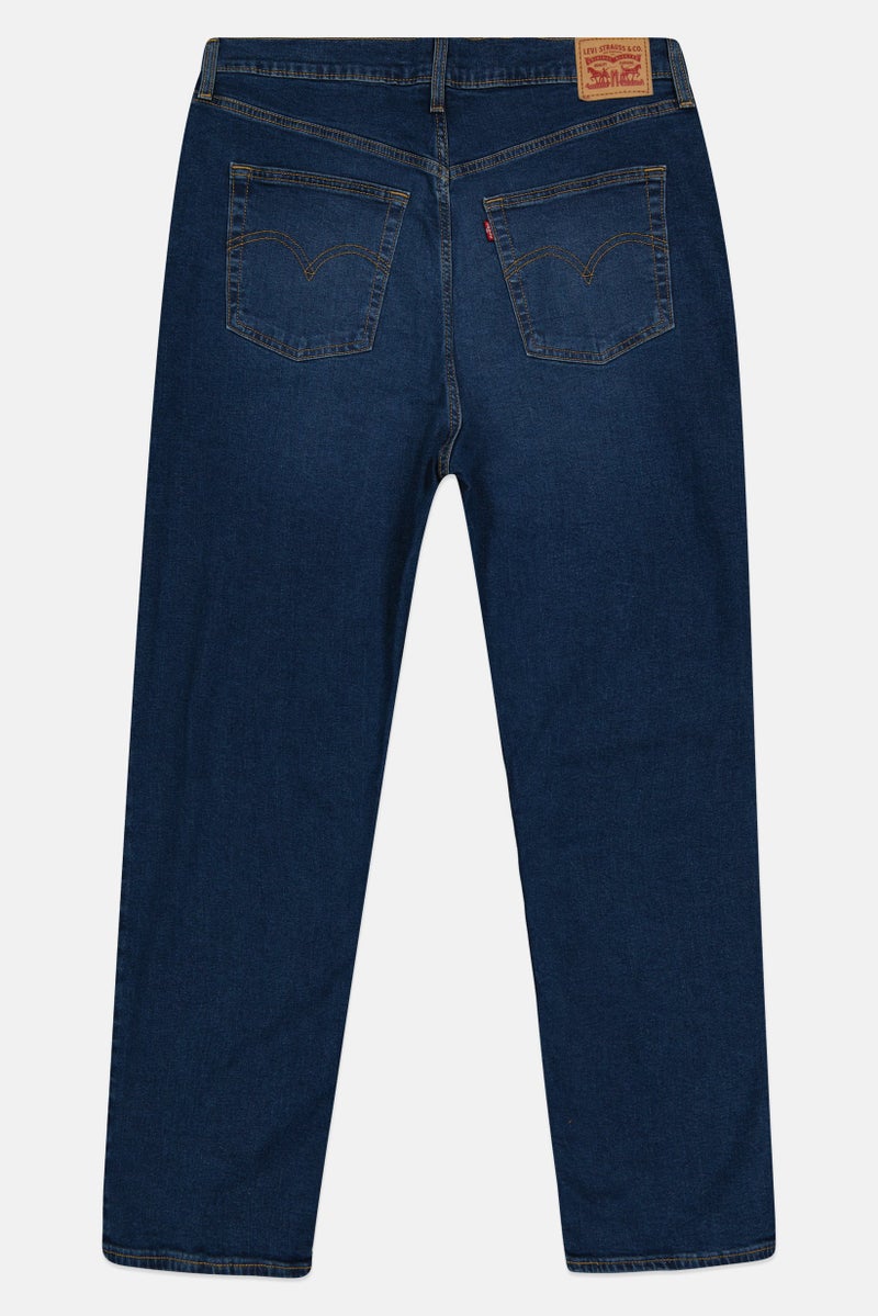 Levi's جينز نسائي مستقيم الساق، أزرق داكن - Image 2