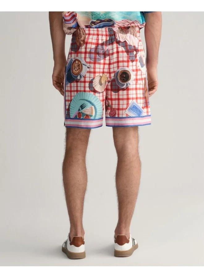 Gant  Gant Printed Silk Shorts for Men | Best Price UAE
