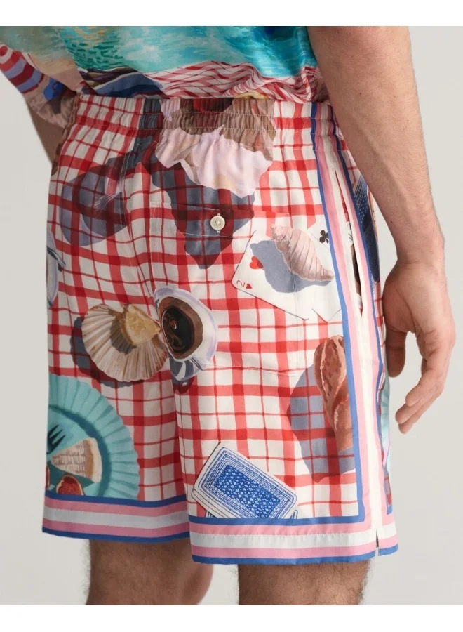 Gant  Gant Printed Silk Shorts for Men | Best Price UAE