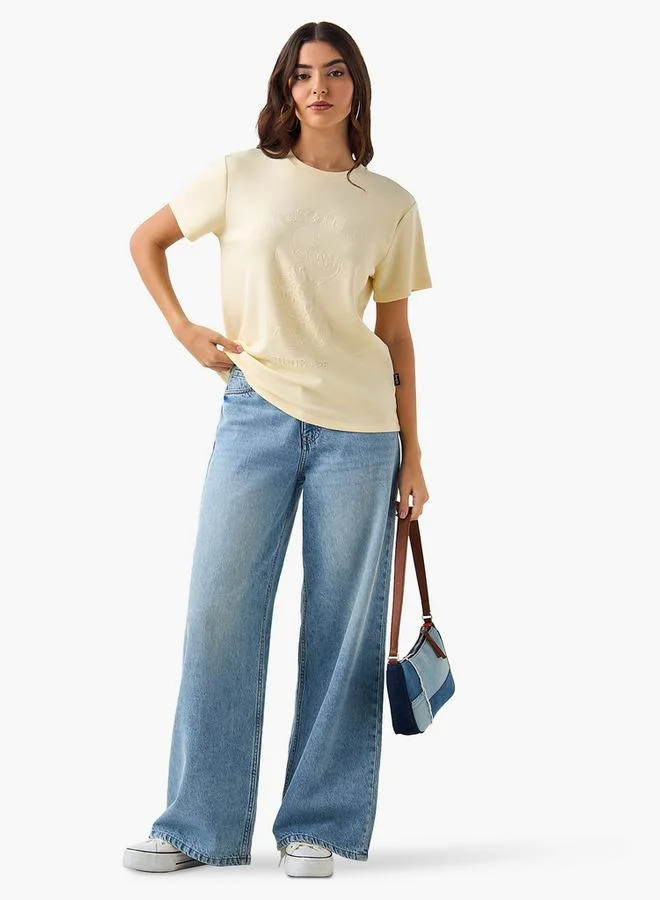 اس بي كاركترز T-shirt with Embossed Mickey Mouse