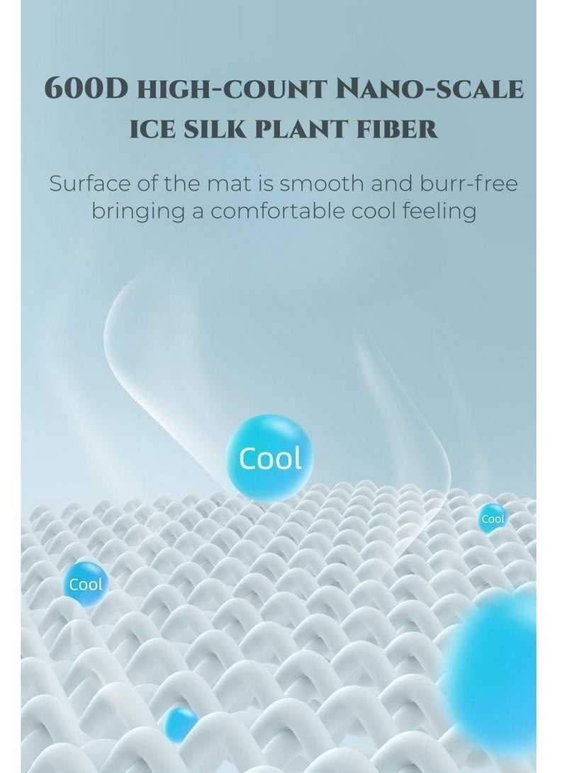 EMXEE Sleeping Cooling Mat for Bed Cooling Pad for Sleeping Provides Instant Cool Relief Ideal for Hot Summer Body Fevers Cooling Night Sweats - Image 5