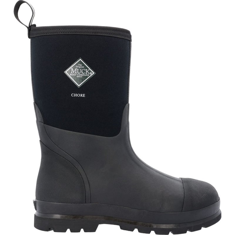 MUCK Men's Chore Classic Mid Work Boot, Black, Size 10(M) - Image 1