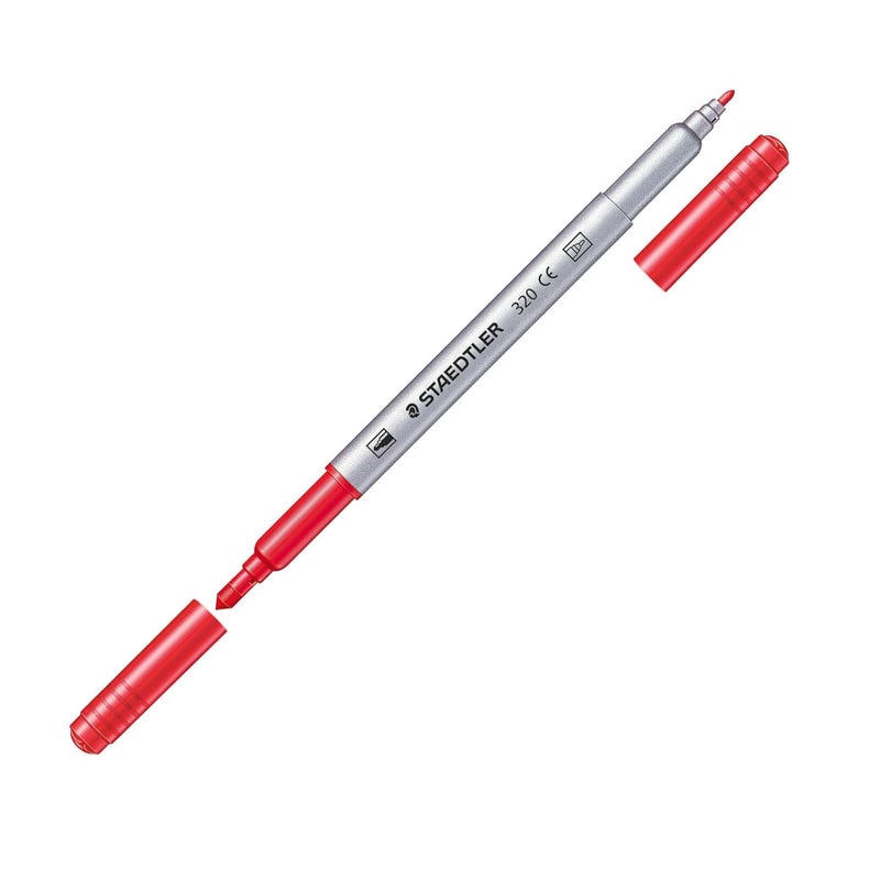 STAEDTLER STAEDTLER Fibre tip marker pen set 2 tips 120 clrs wallet pack  - Image 2