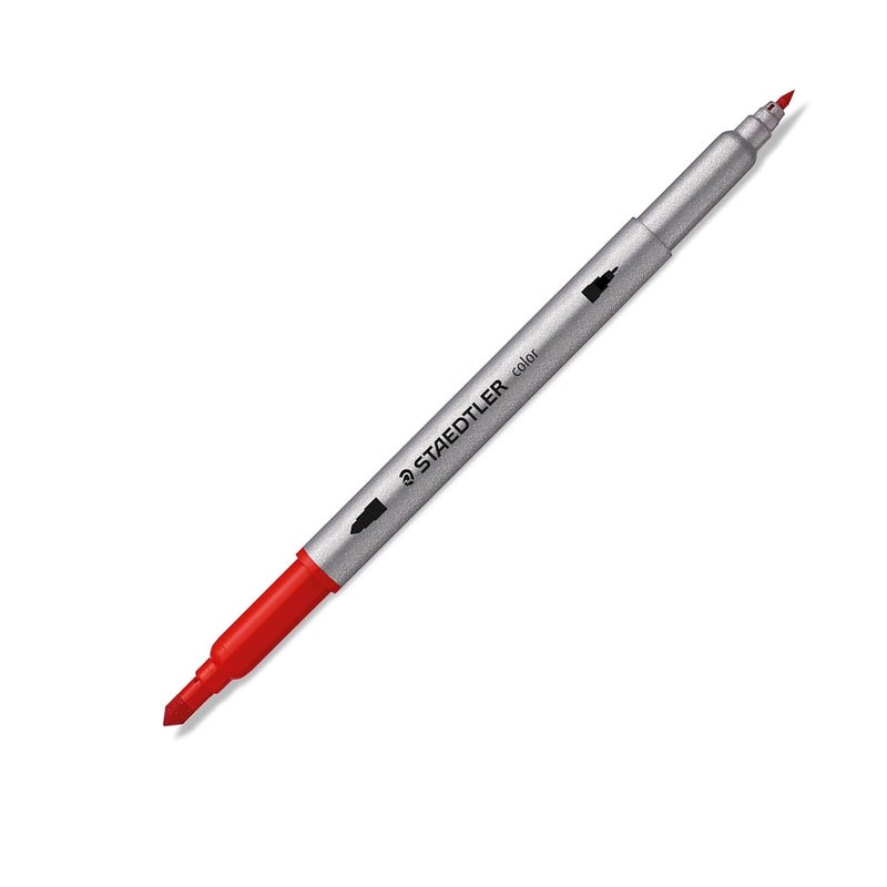 STAEDTLER STAEDTLER Fibre tip marker pen set 2 tips 120 clrs wallet pack  - Image 3