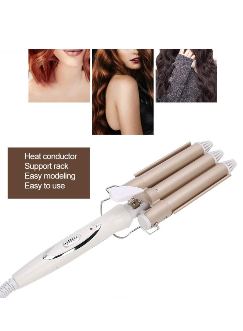 3-barrel Hair Curler Hair Curling Stick Curling Iron Wand Hairdressing Perm Styling Tool - Image 3
