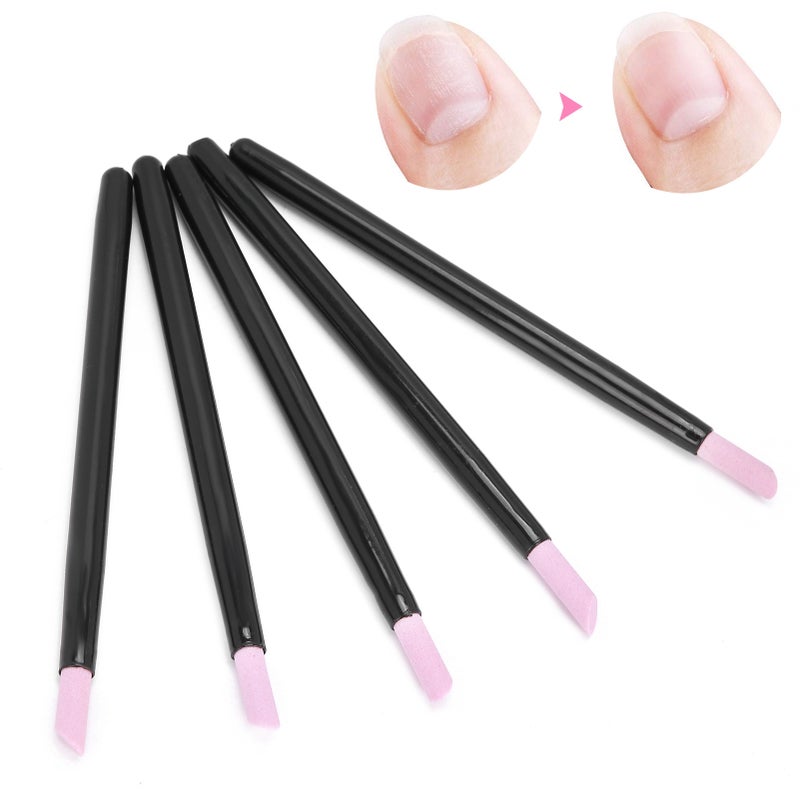 5pcs Nail Art Quartz Stone Polishing Pen Exfoliating Cuticle Pusher Manicure Grinding Rod - Image 4