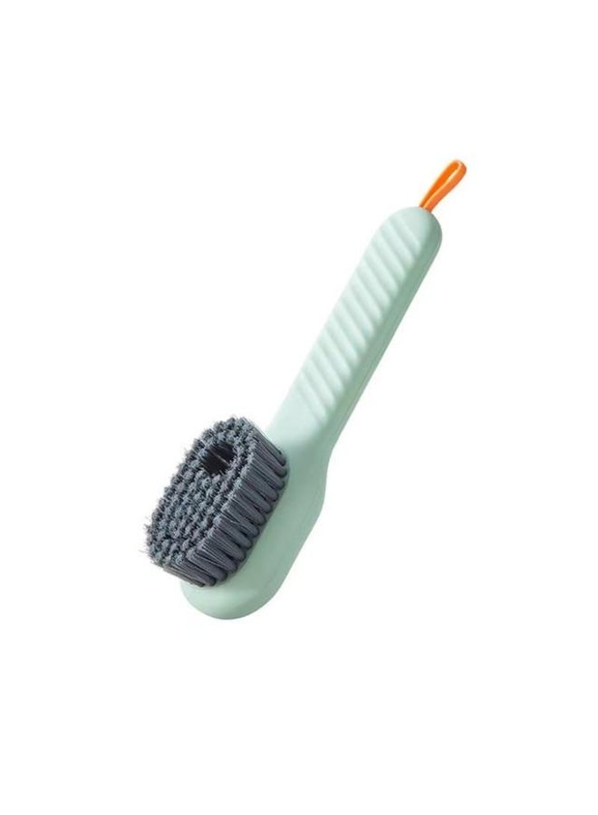 Multifunctional Soft-bristled Shoe Brush with Long Handle 