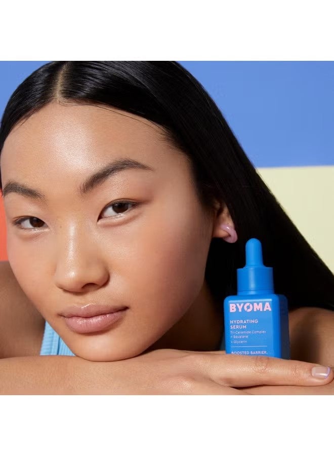 BYOMA Hydrating Serum - Moisturizing Facial Serum with Squalane, Glycerin & Ceramides - Hydrating for Glowing, Dewy Skin - 1.01 fl. oz - Image 3