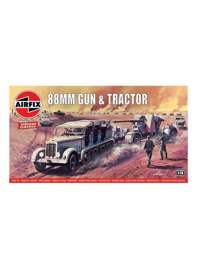Airfix 88Mm Flak Gun & Tractor - Image 1