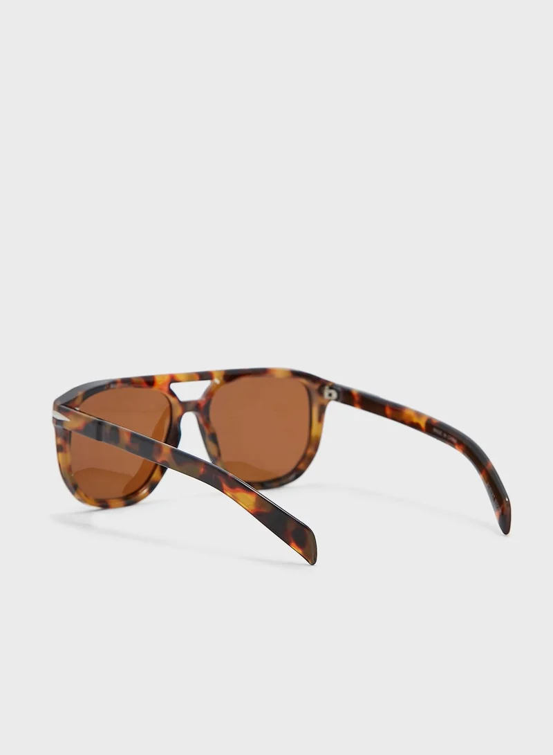 Robert Wood Polarized  Square Lens Sunglasses