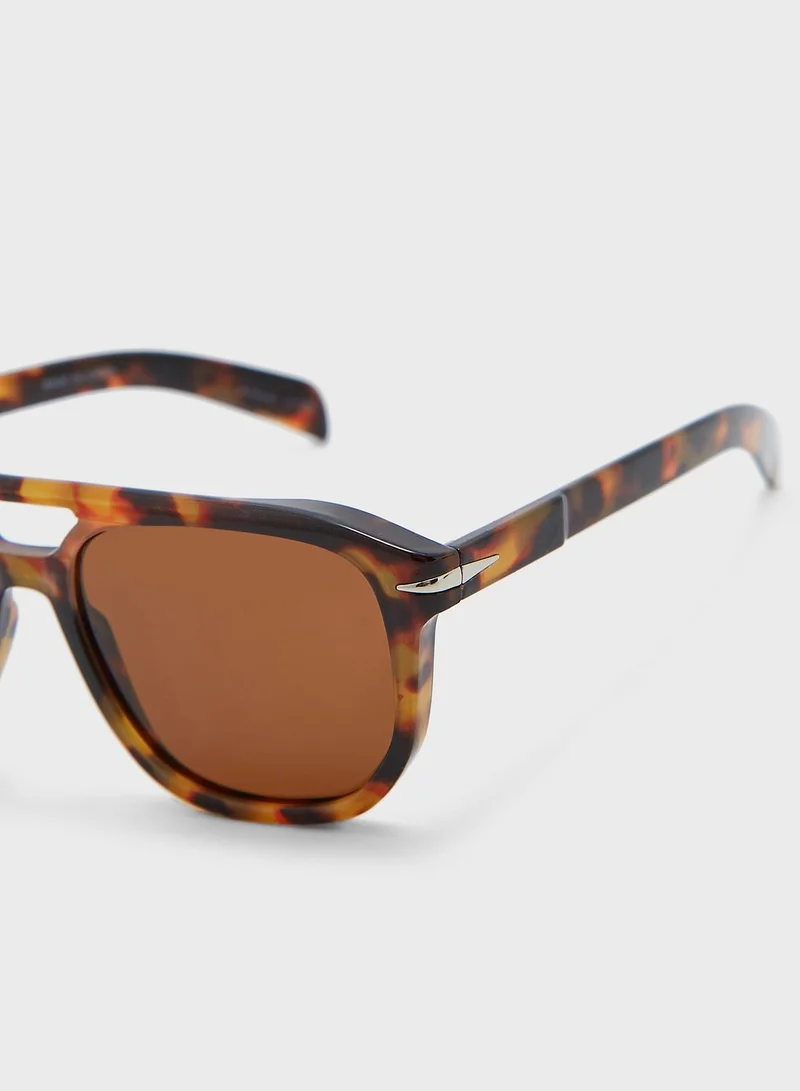 Robert Wood Polarized  Square Lens Sunglasses