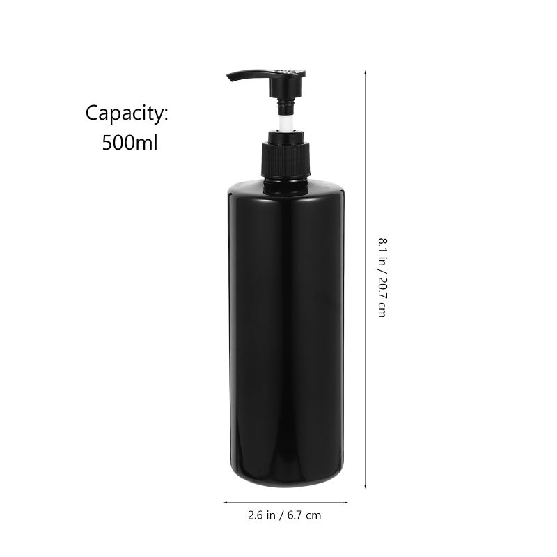 Press Type Lotion Dispenser Bottle, Durable PET Material, Suitable for Soap and Shampoo - Image 2
