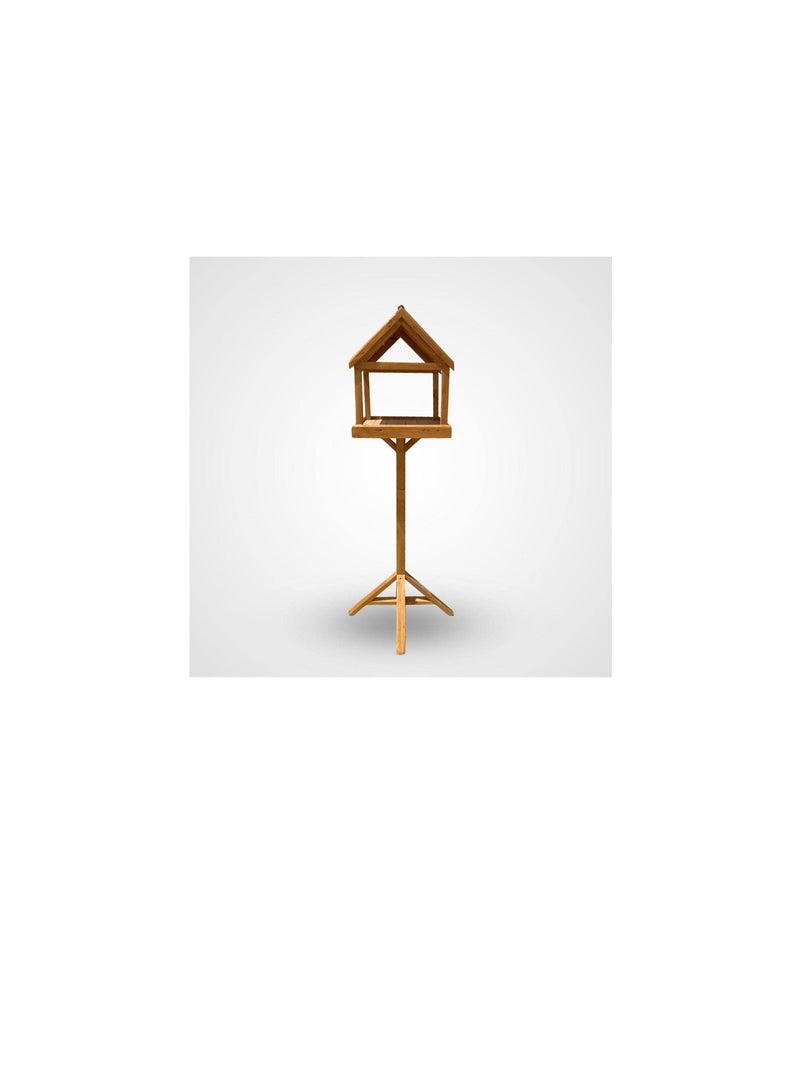 Handmade Wooden SPARROW XL BIRD FEEDER - Image 3