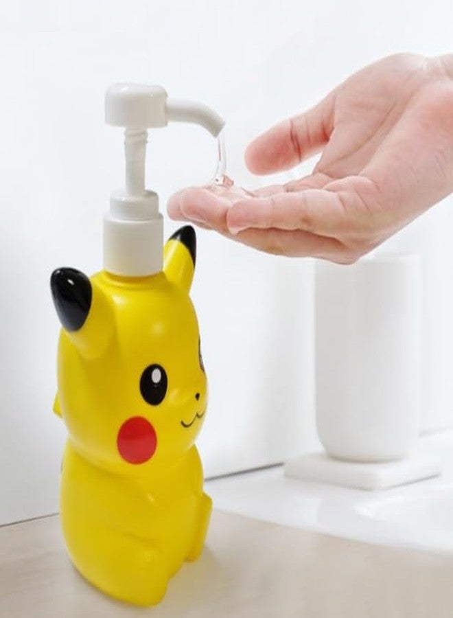 Pikachu Cute 3D Plastic Soap Dispenser, 500ml (Yellow) - Image 3