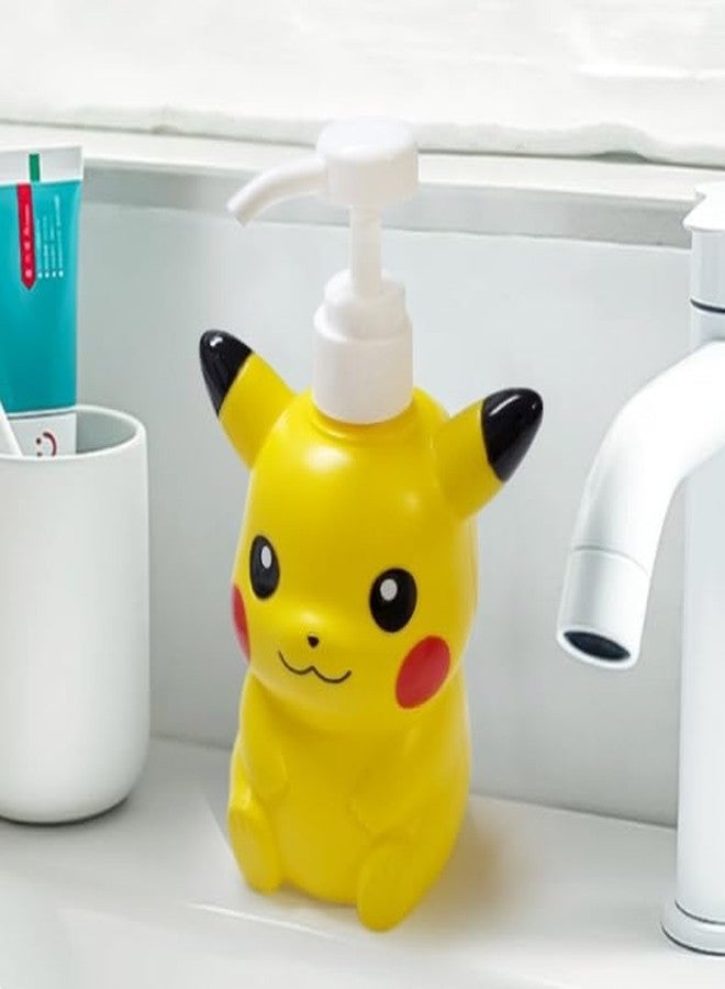 Pikachu Cute 3D Plastic Soap Dispenser, 500ml (Yellow) - Image 4
