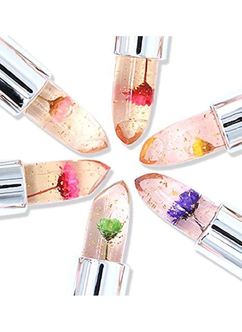 ORiTi - 6-Piece Flower Jelly Lipstick Set Temperature Change Moisturizer - Image 1