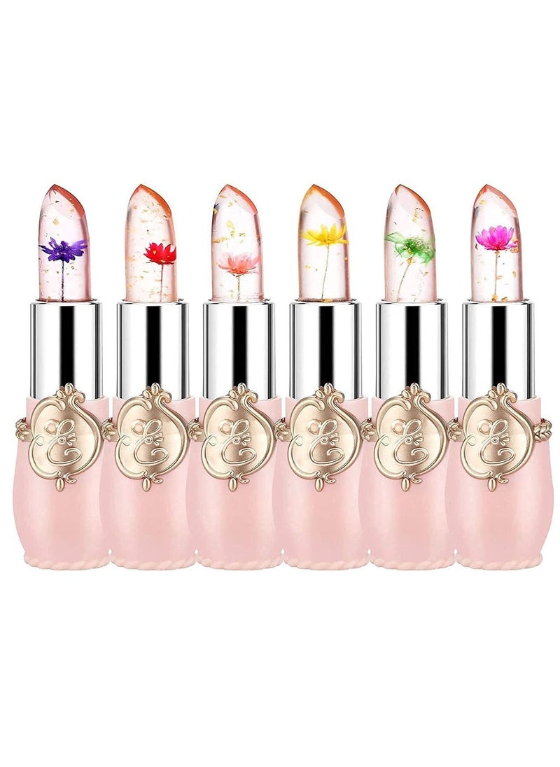 ORiTi - 6-Piece Flower Jelly Lipstick Set Temperature Change Moisturizer - Image 1
