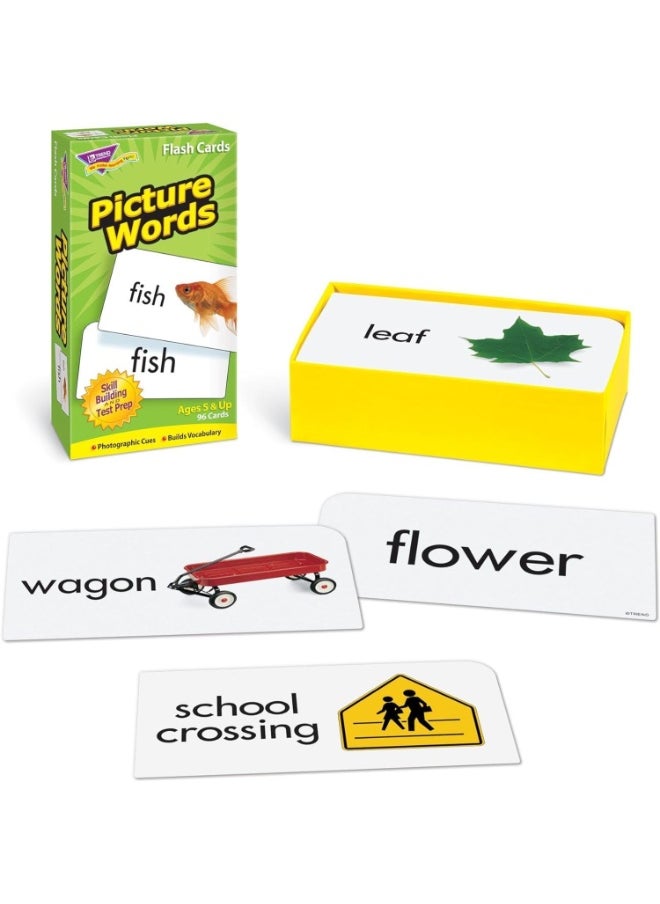 Trend Enterprises Trend Enterprises: Picture Words Skill Drill Flash Cards, Content-Rich Self-Checking Cards to Practice and Master, Great for Skill Building, 96 Cards Included, Ages 5 and Up  - Image 3