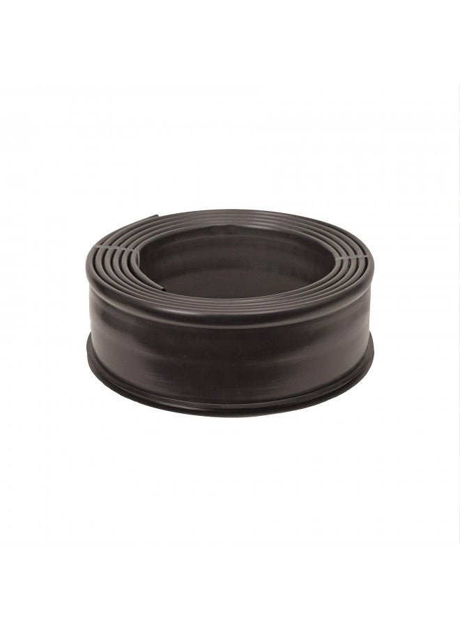 suncast Suncast 20 ft. Plastic Landscape Edging Roll for Garden, Flower Beds, and Lawn, Black  - Image 1