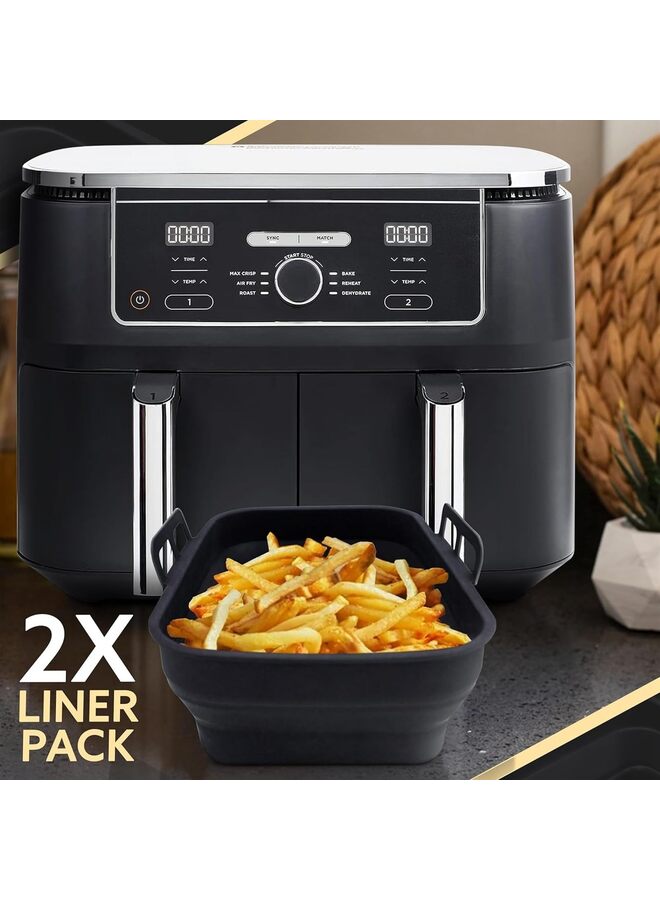Premium Silicone Air Fry Liners for 9.5L & Tower Air Fryer Liners Made Specifically for the Reusable Air Fryer Liners Accessories - Image 2