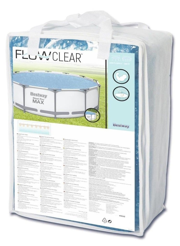 بست واي غطاء فلوكلير لحمام السباحة بالطاقة الشمسية 3.66 م - Image 1