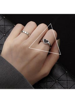 S925 Sterling Silver Roman Numeral Open Index Finger Ring For Women Simple Trendy Internet Celebrity Personalized Ring Retro