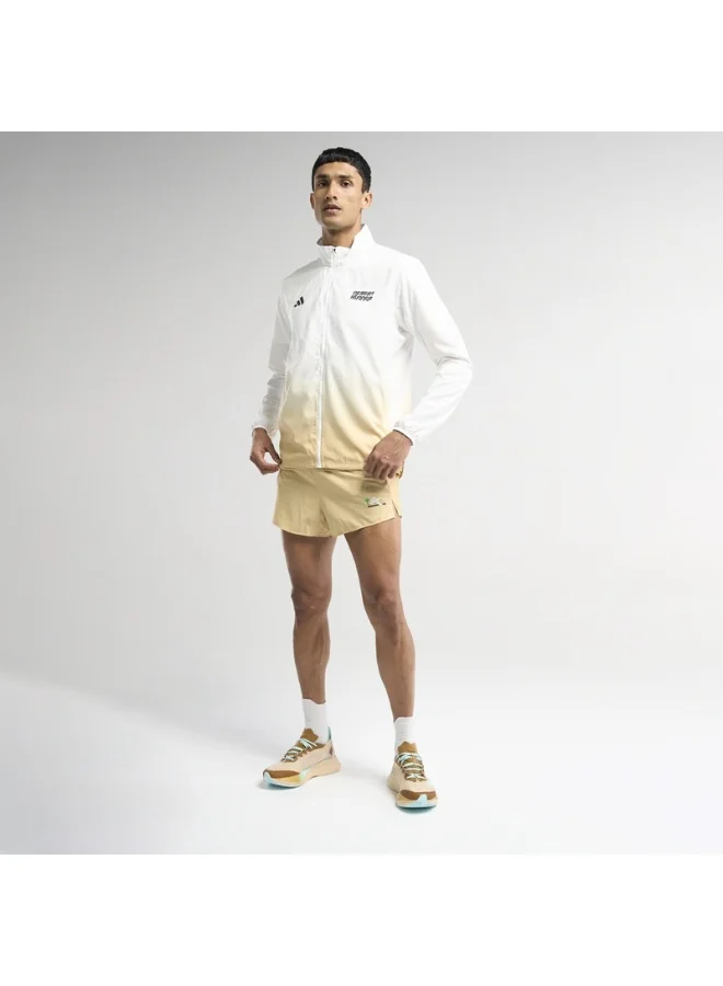 adidas جاكيت رانر الصحراء للرجال بيج