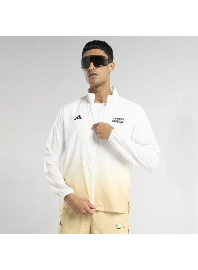 Adidas Adidas Desert Runner Jkt M M Beige Running Jackets For Men