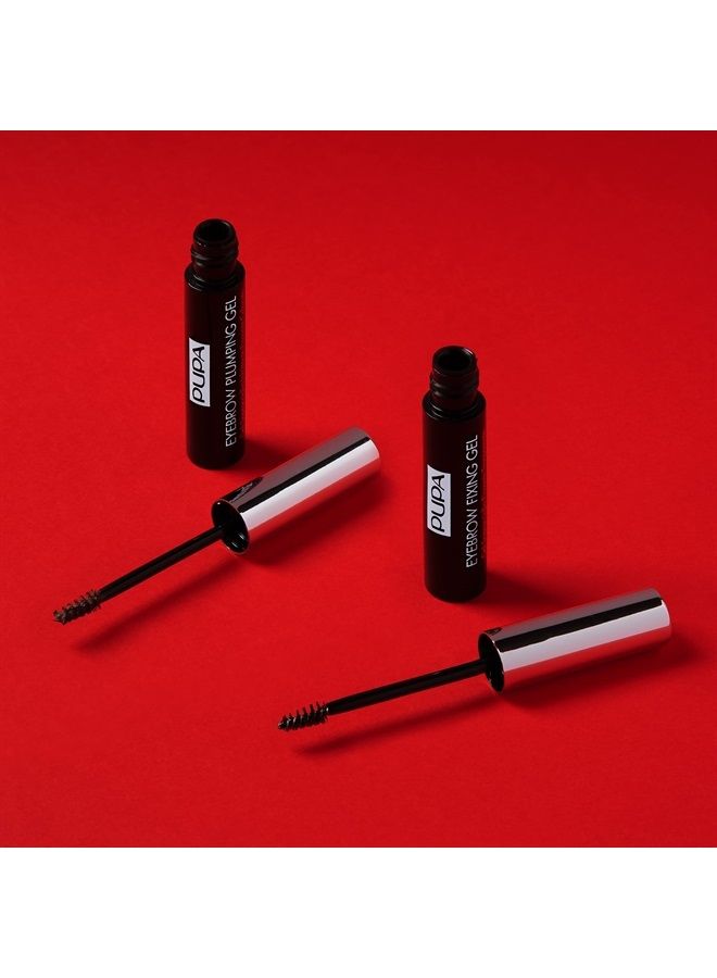 PUPA Milano Eyebrow Plumping Gel - Instant Grooming And Shaping - Fill And Volumize With Ease For Beautiful, Thick Brows - All Day Hold - Sculpt Your Arches With Precision - 001 Blonde - 0.13 oz